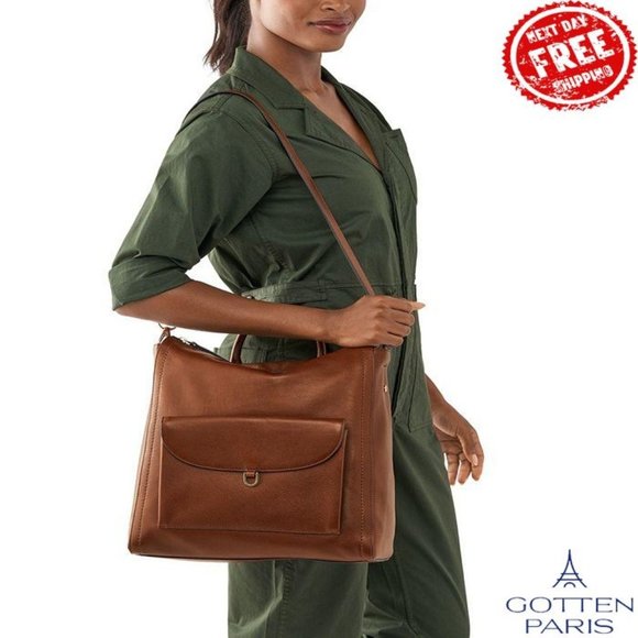 Fossil Parker Leather Backpack Bag Brown Women\'s Bag main image 4
